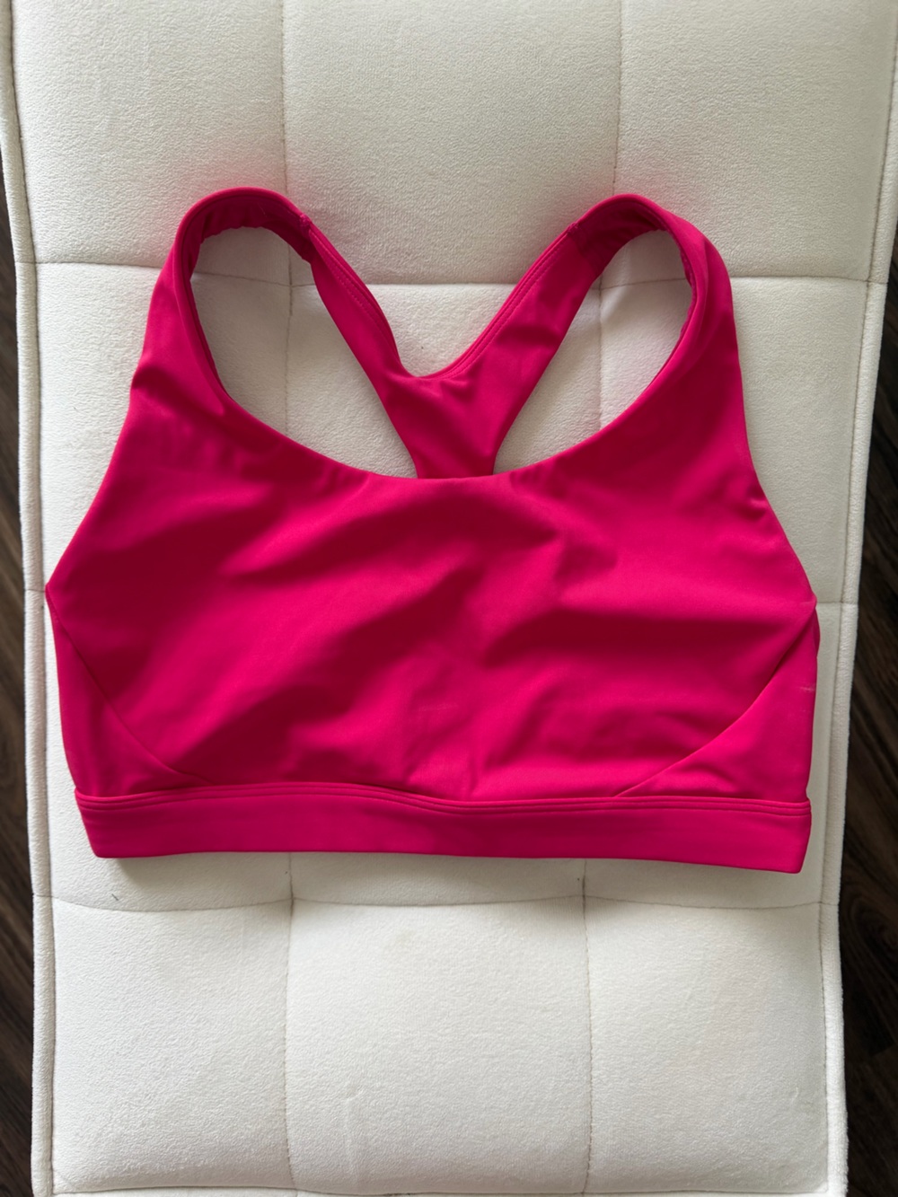 Athleta Bright Pink Racerback Interval Sports Bra  D-DD